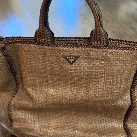 PRADA Madras Tote - Picture 2 of 9